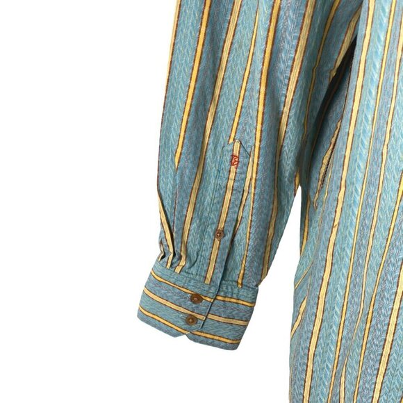 Robert Graham Shirt Mens XL Button Front Striped Multicolored‎ Cotton TP-2730 - Picture 5 of 10